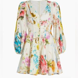 Zimmerman Floral Mini Dress / New Never Worn Excellent Condition